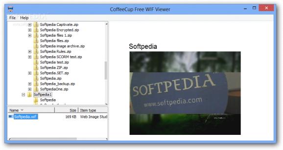 CoffeeCup Free WIF Viewer screenshot