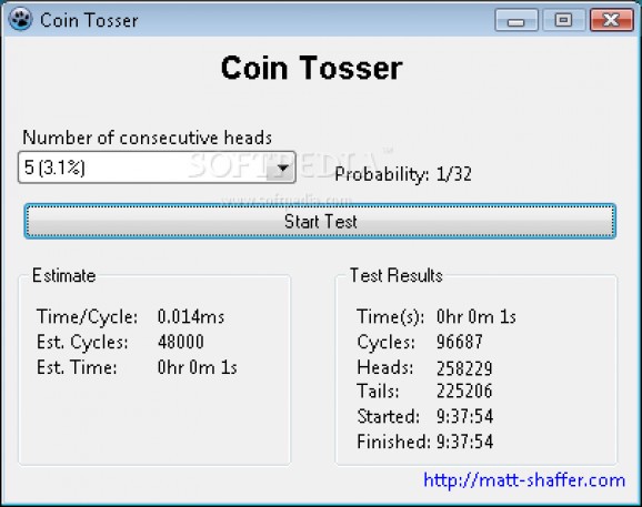 Coin Tosser screenshot