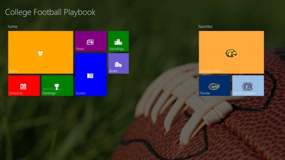 College Football Playbook for Windows 8 screenshot