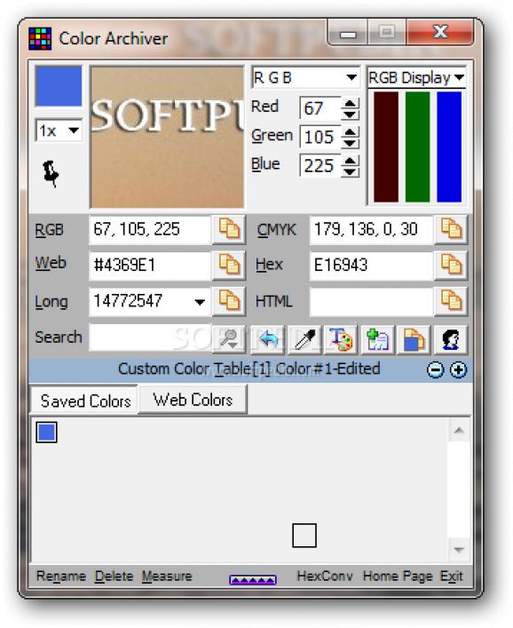 Color Archiver Portable screenshot