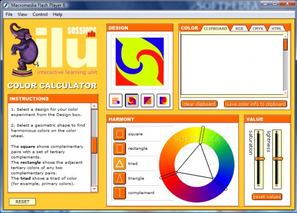 Color Calculator screenshot