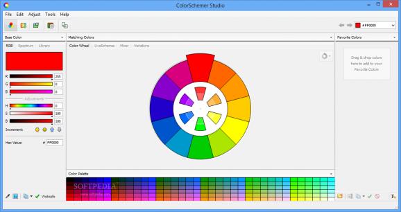 ColorSchemer Studio screenshot