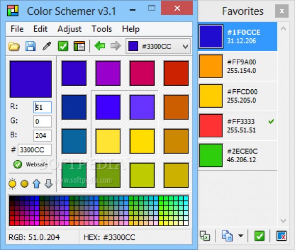 Color Schemer screenshot