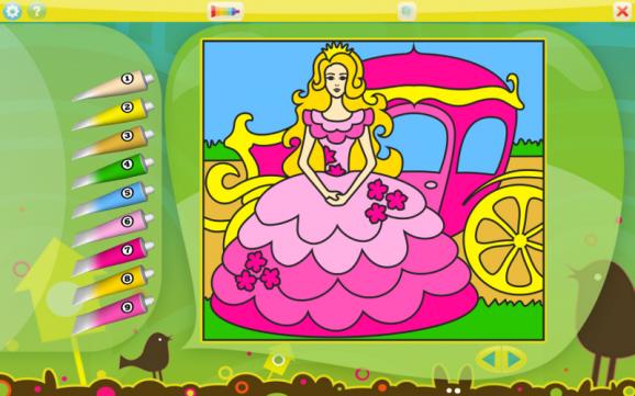 Color by Numbers - Princesses screenshot