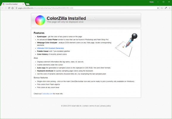ColorZilla for Chrome screenshot