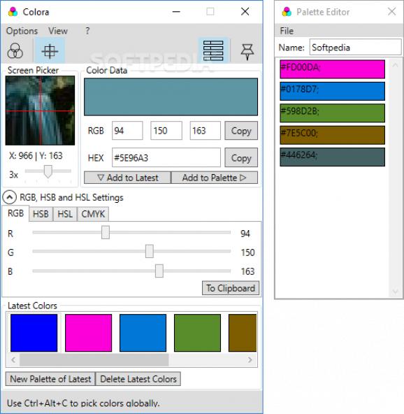 Colora screenshot