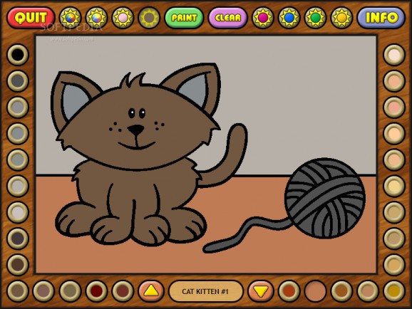 Coloring Book 10: Baby Animals screenshot