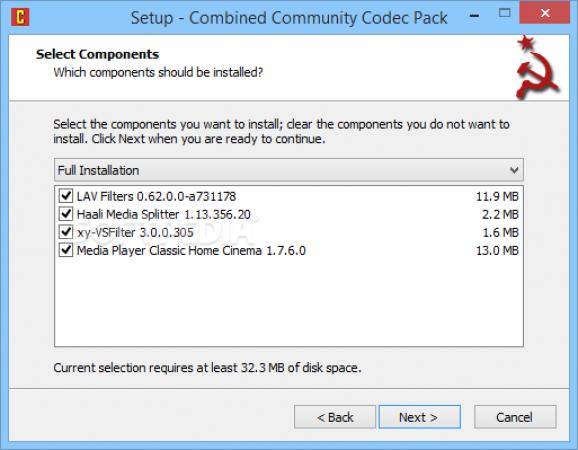 Combined Community Codec Pack (CCCP) screenshot