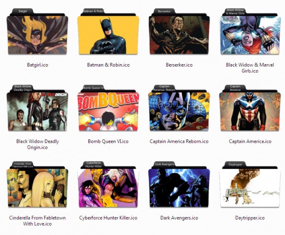 Comic Book Folder Icons 2 screenshot