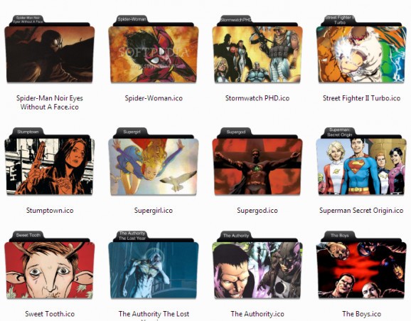 Comic Book Folder Icons 7 screenshot