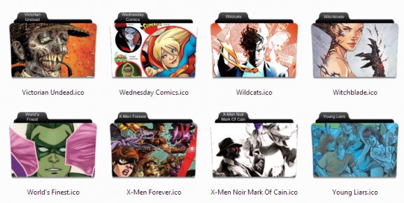 Comic Book Folder Icons 9 screenshot