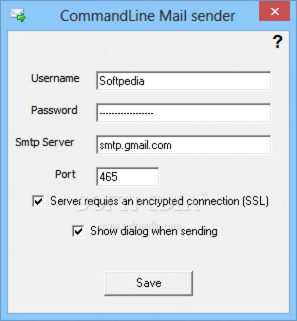 CommandLine Mail Sender screenshot