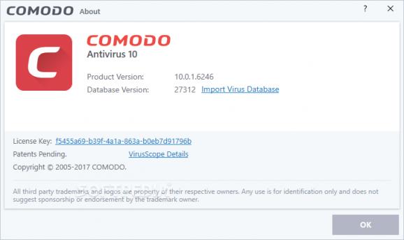 Comodo Anti-Malware Database screenshot