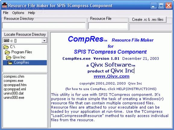 CompRes screenshot