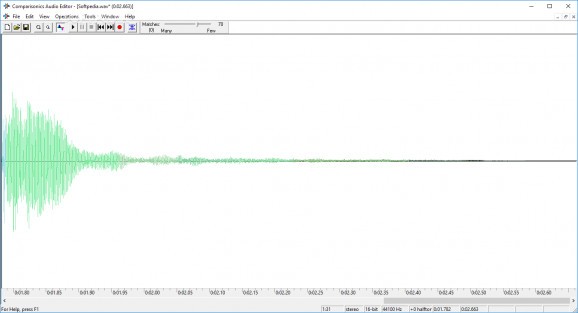 Comparisonics Audio Editor screenshot