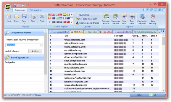 Competition Strategy Studio Pro screenshot