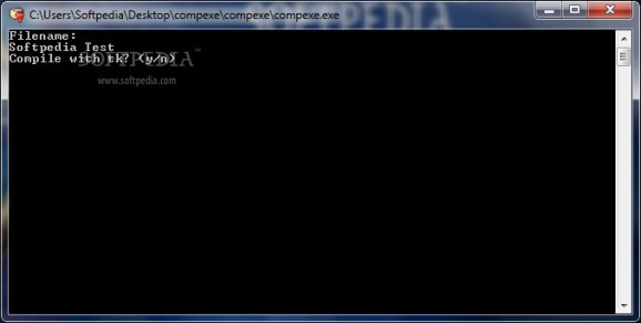 Compile EXE screenshot
