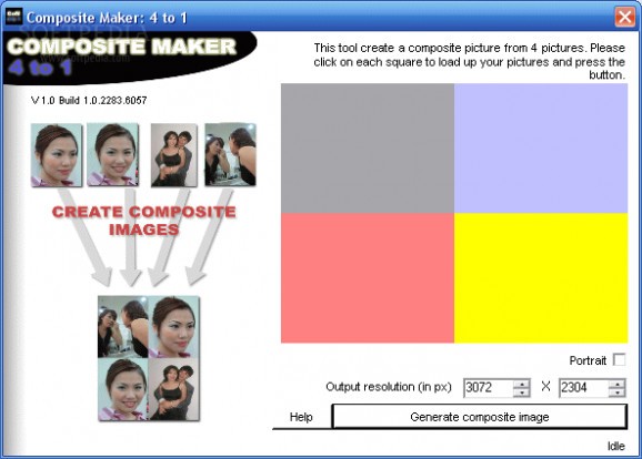 Composite Maker 4 to 1 screenshot