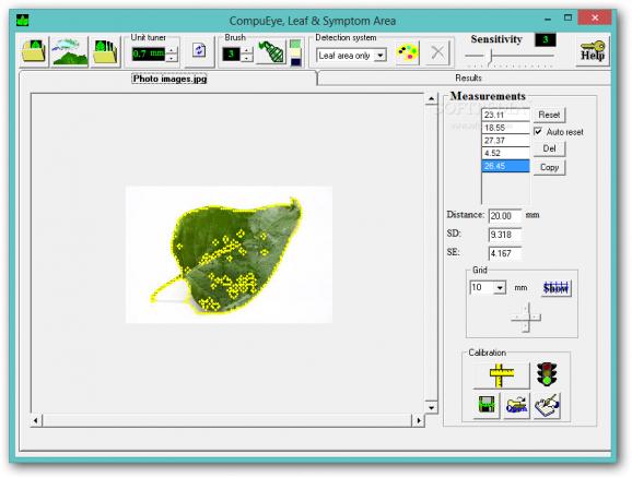 Compu Eye, Leaf & Symptom Area screenshot