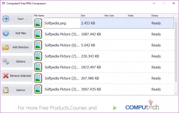 Computech Free PNG Compressor screenshot