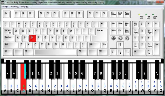 Computer Baby Piano screenshot