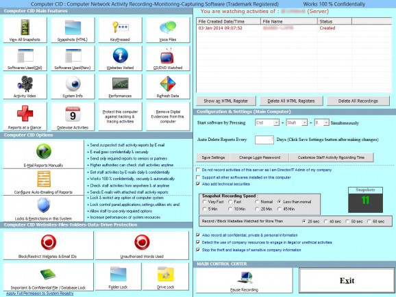 Computer CID screenshot