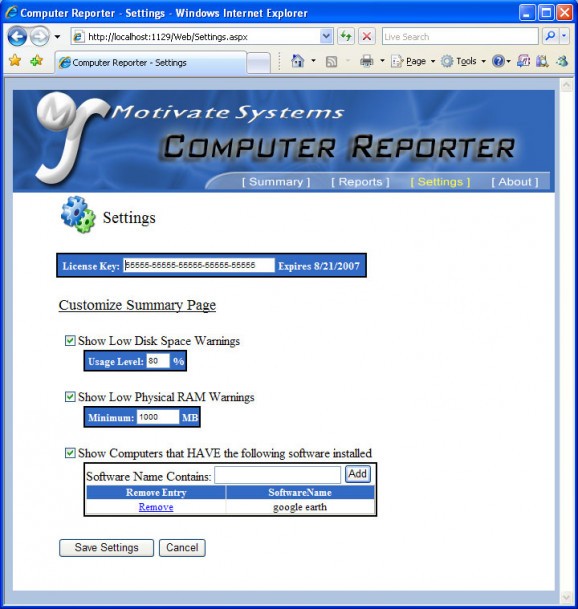 Computer Reporter screenshot