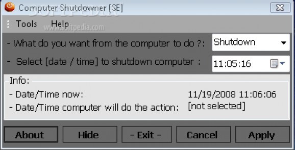 Computer Shutdowner screenshot