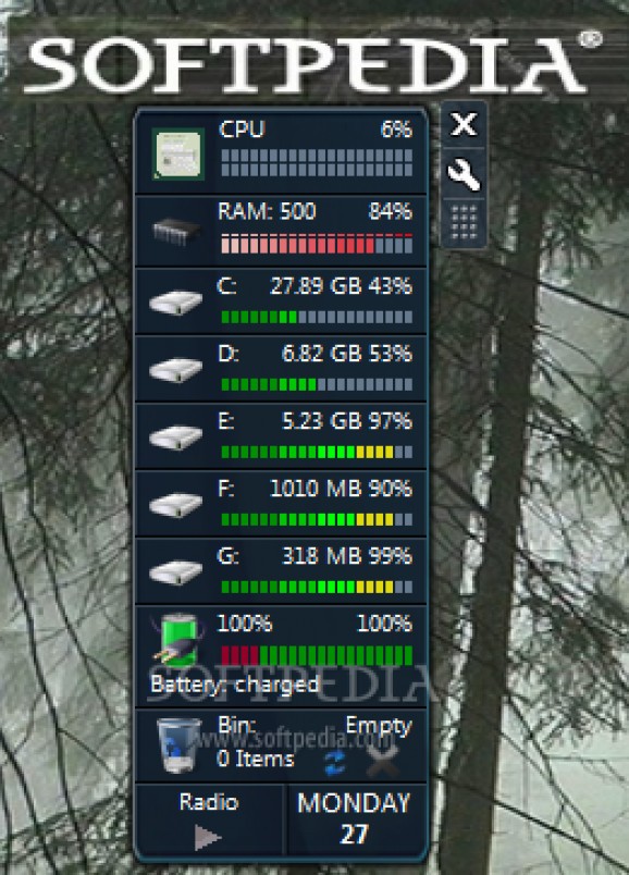 Computer Status screenshot