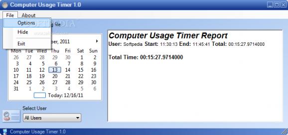 Computer Usage Timer screenshot