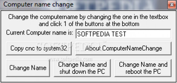 ComputerNameChange screenshot