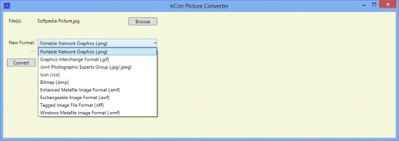 πCon Picture Converter screenshot