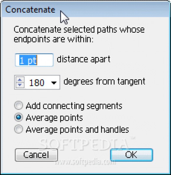 Concatenate screenshot