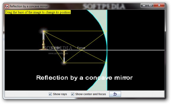 Concave Mirror Model screenshot