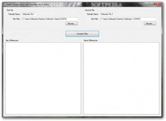 Configuration File Comparer screenshot