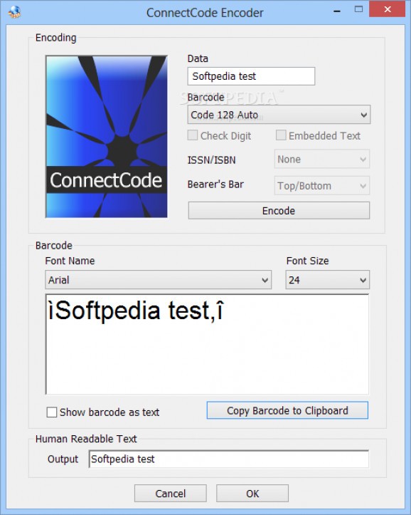 ConnectCode Barcode Font Pack screenshot