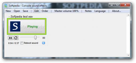 Console Sound Effects screenshot