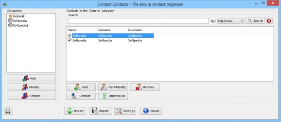 Contact Contacts screenshot