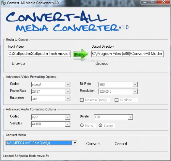 Convert-All Media Converter screenshot