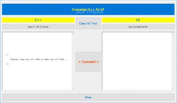 Convert C++ To C# screenshot