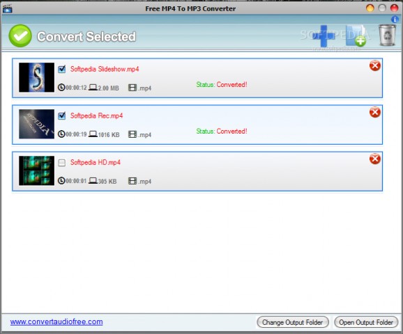 Free MP4 to MP3 Converter screenshot