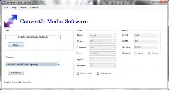 ConvertIt Media Software screenshot