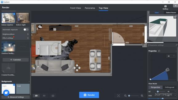 AI interior design software - Coohom screenshot
