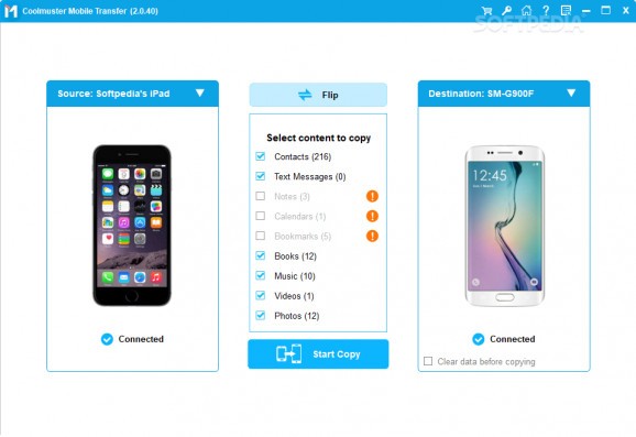 Coolmuster Mobile Transfer screenshot