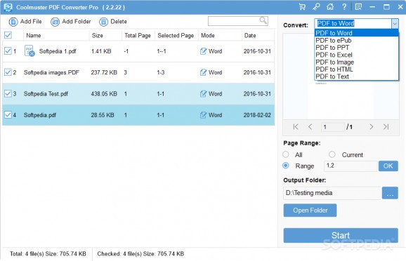 Coolmuster PDF Converter Pro screenshot