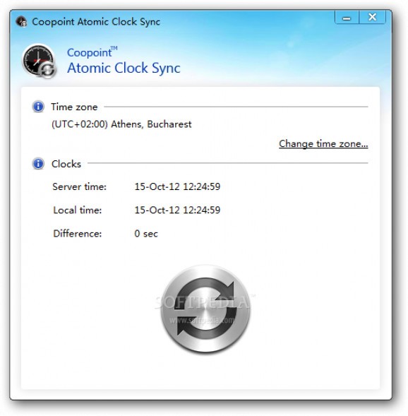 Coopoint Atomic Clock Sync screenshot