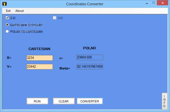 Coordinates Converter screenshot