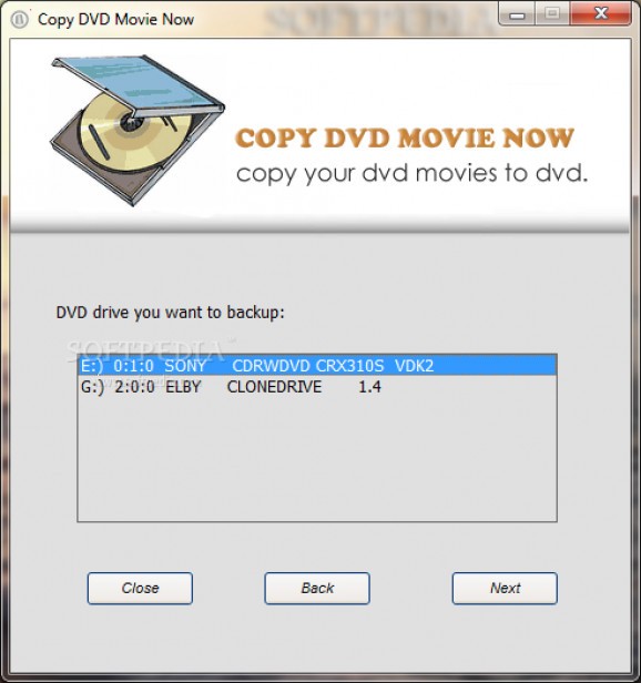 Copy DVD Movie Now screenshot