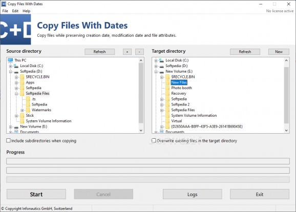 Copy Files With Dates screenshot
