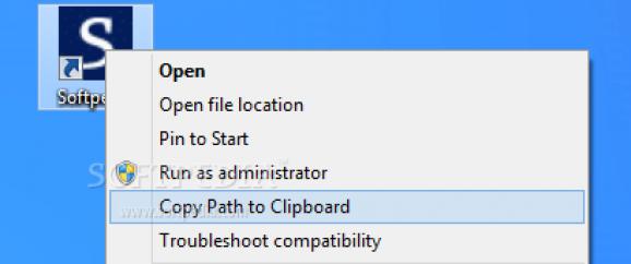 Copy Path to Clipboard Shell Extension screenshot